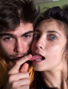 Júlia Oristânio and Rafael Vitti