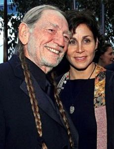 Annie DAngelo and Willie Nelson