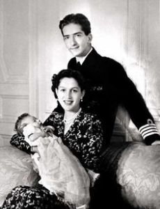 Princess Alexandra of Greece and Denmark and King Peter II of Yugoslavia
