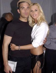 Kylie Bax and Robbie Williams