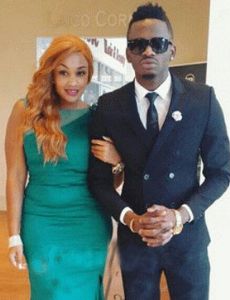 Diamond Platnumz and Zarinah Hassan