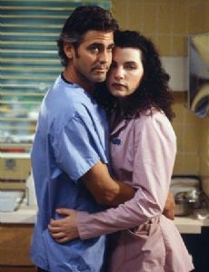 George Clooney and Julianna Margulies
