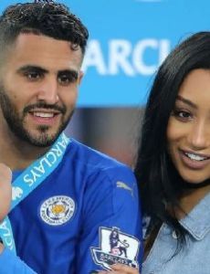 Riyad Mahrez and Rita Johal