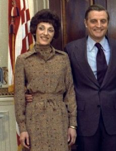 Joan Mondale and Walter Mondale