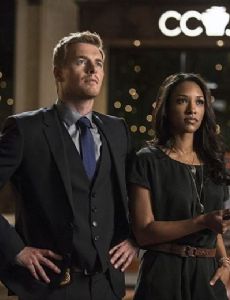 Candice Patton and Rick Cosnett