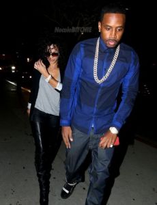 Safaree Samuels and Candice Brooks