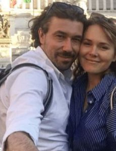 Magdalena Lamparska and Bartek Osumek