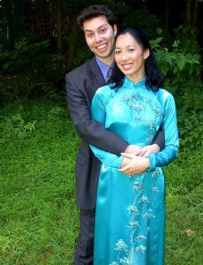 Quyen Tran and Sam Riegel