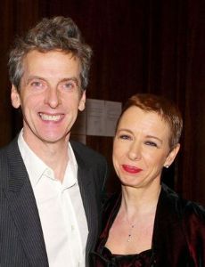 Peter Capaldi and Elaine Collins