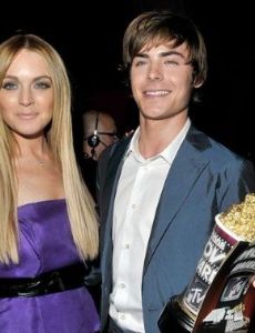 Lindsay Lohan and Zac Efron