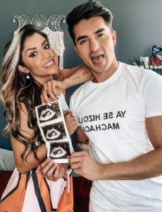 Christian Estrada and María Fernanda Quiroz
