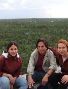 Eliane Karp and Alejandro Toledo