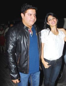 Sajid Khan (director) and Jacqueline Fernandez
