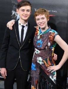 Jaeden Lieberher and Sophia Lillis