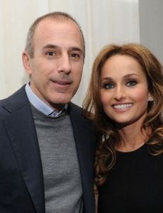 Giada De Laurentiis and Matt Lauer