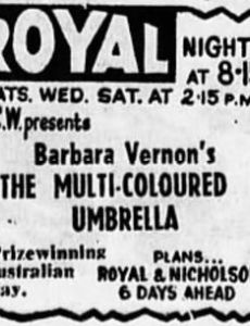 The Multi-Coloured Umbrella