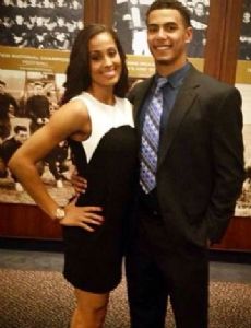 Skylar Diggins and Daniel Smith (ND Football)