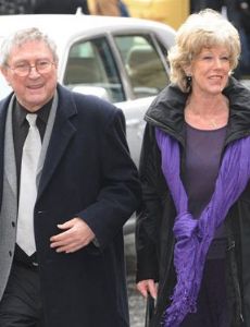 Sue Nicholls and Mark Eden