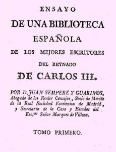 Juan Sempere y Guarinos