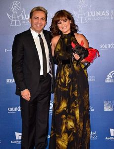 Cristián Castro and Paola Erazo