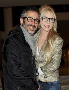 Morwenna Banks and David Baddiel