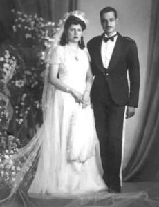 Tahia Kazem and Gamal Abdel Nasser