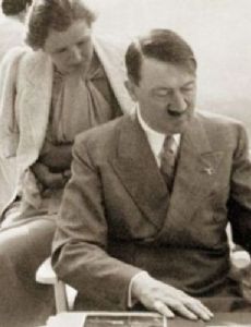 Eva Braun and Adolf Hitler