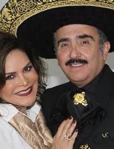 Mara Patricia Castañeda and Vicente Fernandez Jr.