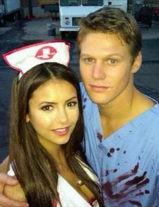 Nina Dobrev and Zach Roerig