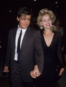 Teri Copley and Matt LeBlanc