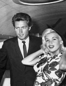 Clint Eastwood and Jayne Mansfield