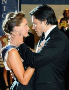 Alexandra Chando and Blair Redford