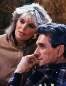 Linda Evans and Rock Hudson