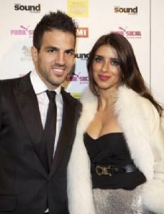 Cesc Fabregas and Daniella Seeman