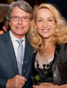 Jerry Hall and Warwick Hemsley
