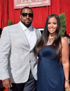 Duane Brown and Devon Anjelica