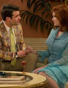 Christina Hendricks and James Wolk