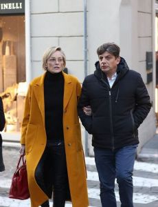 Sharon Stone and Enzo Cursio