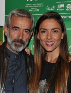 Imanol Arias and Irene Meritxell