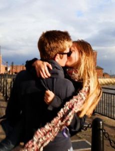 Eric Dier and Daniela Casal