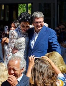 Farida Khelfa and Henri Seydoux