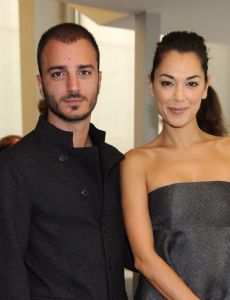 Nicolas Vaporidis and Giorgia Surina