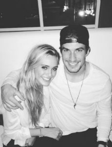 Roman Josi and Ellie Ottaway