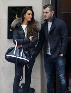Jack Wilshere and Andriani Michael