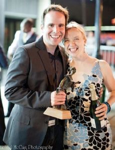 Daryl Cloran and Holly Lewis
