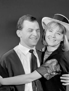 Mari Törõcsik and Gyula Bodrogi