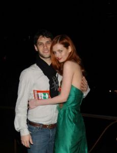 Lydia Hearst and Justin Bartha