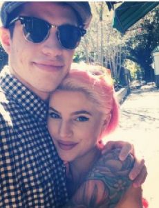 Pete Davidson and Carly Aquilino