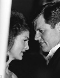 Jacqueline Kennedy and Ted Kennedy