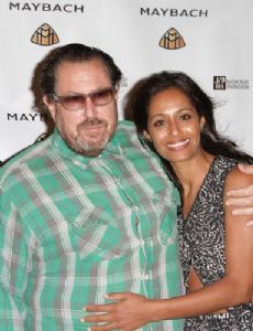 Julian Schnabel and Rula Jebreal